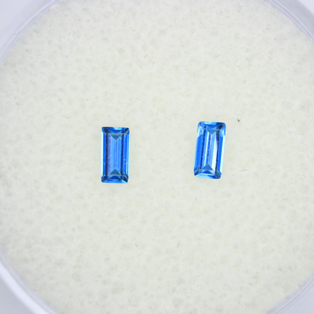 0.3ct Zircon Blue Pair - alternate view 2