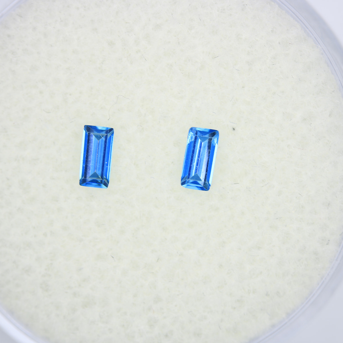 0.3ct Zircon Blue Pair
