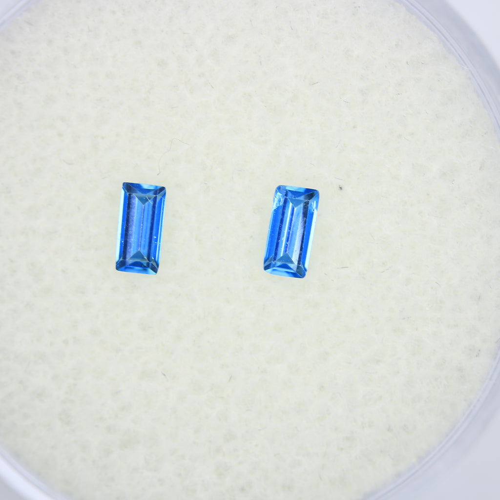 0.3ct Zircon Blue Pair