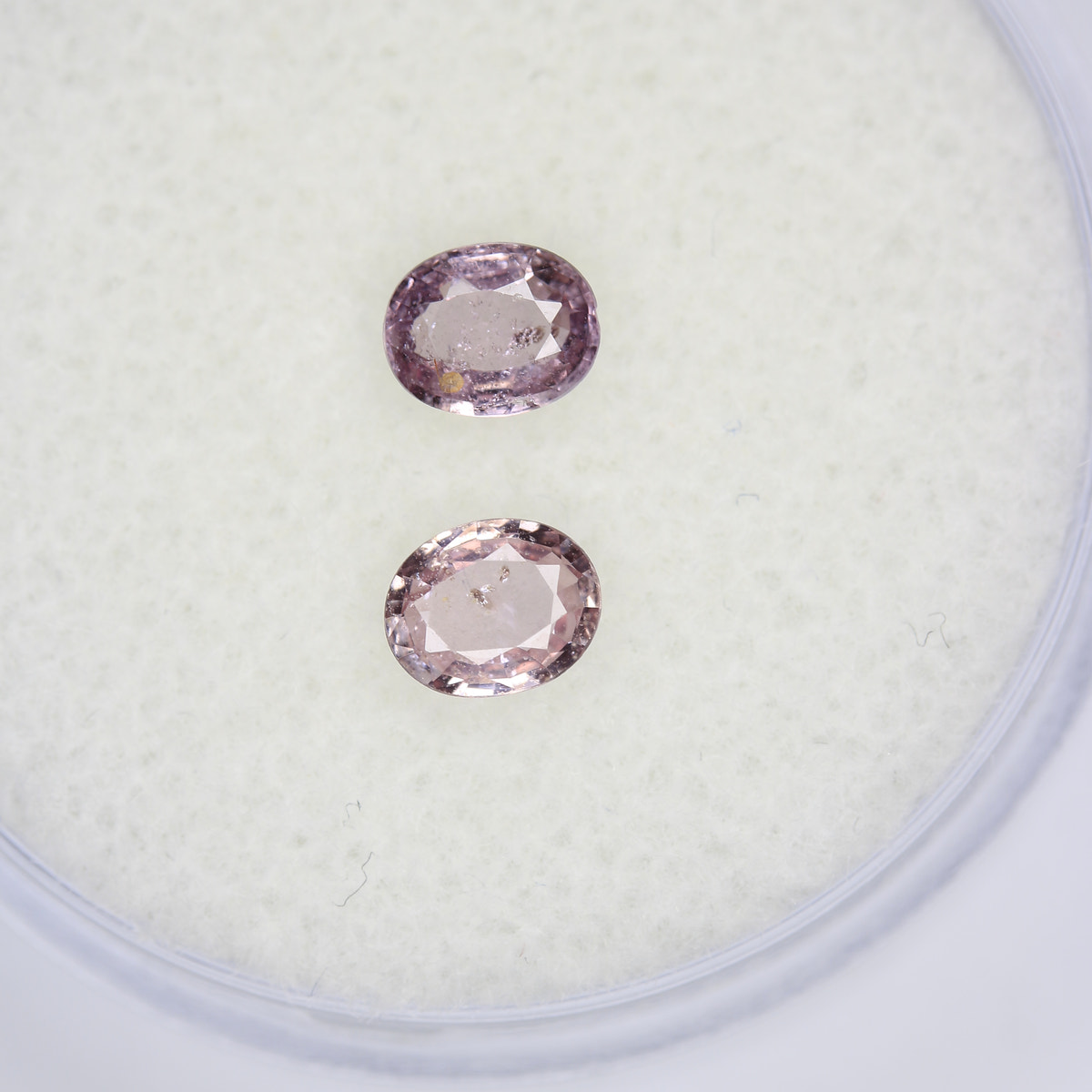 0.64ct Sapphire Pink 2 off Pair