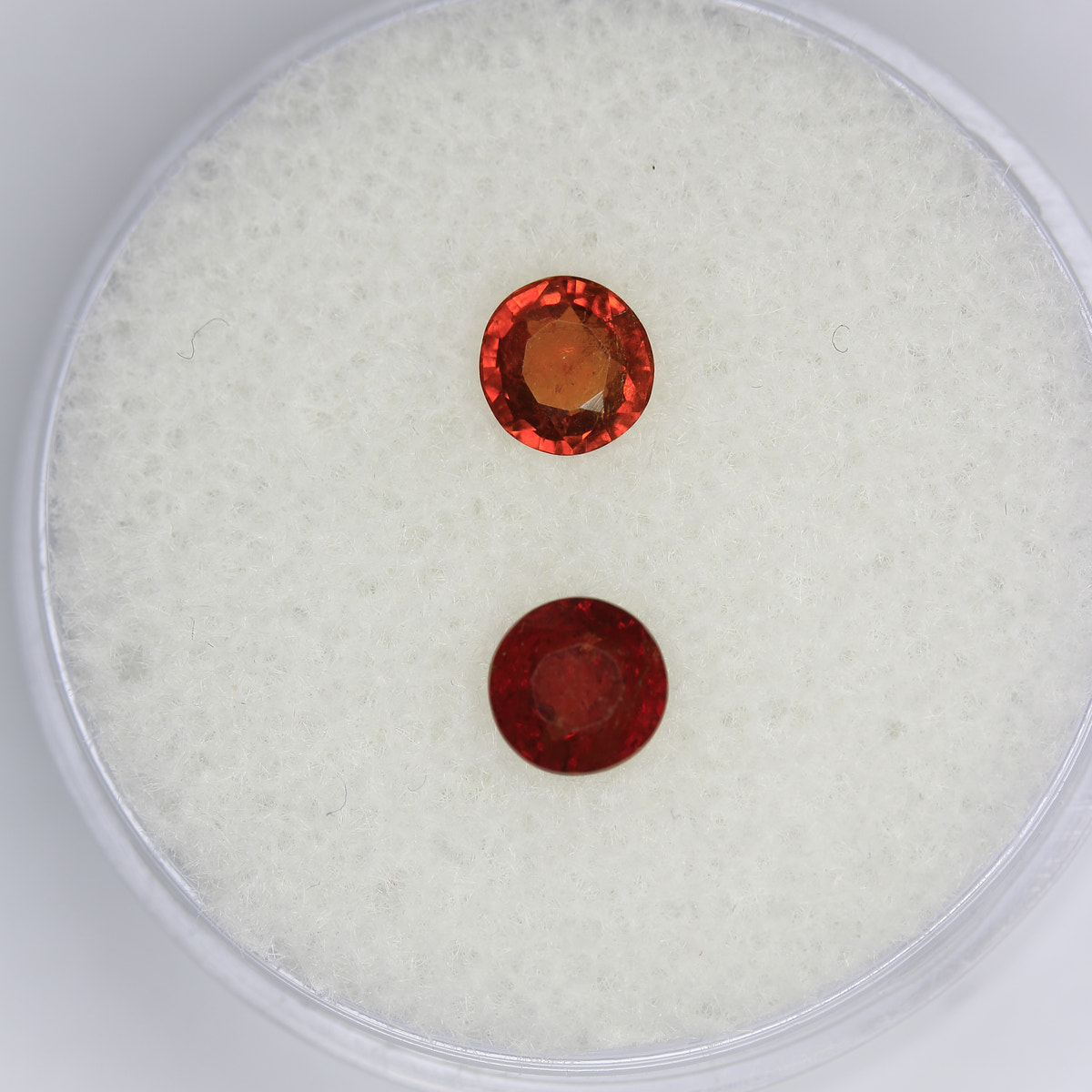1.22ct Garnet Spessarite Mandarin Pair