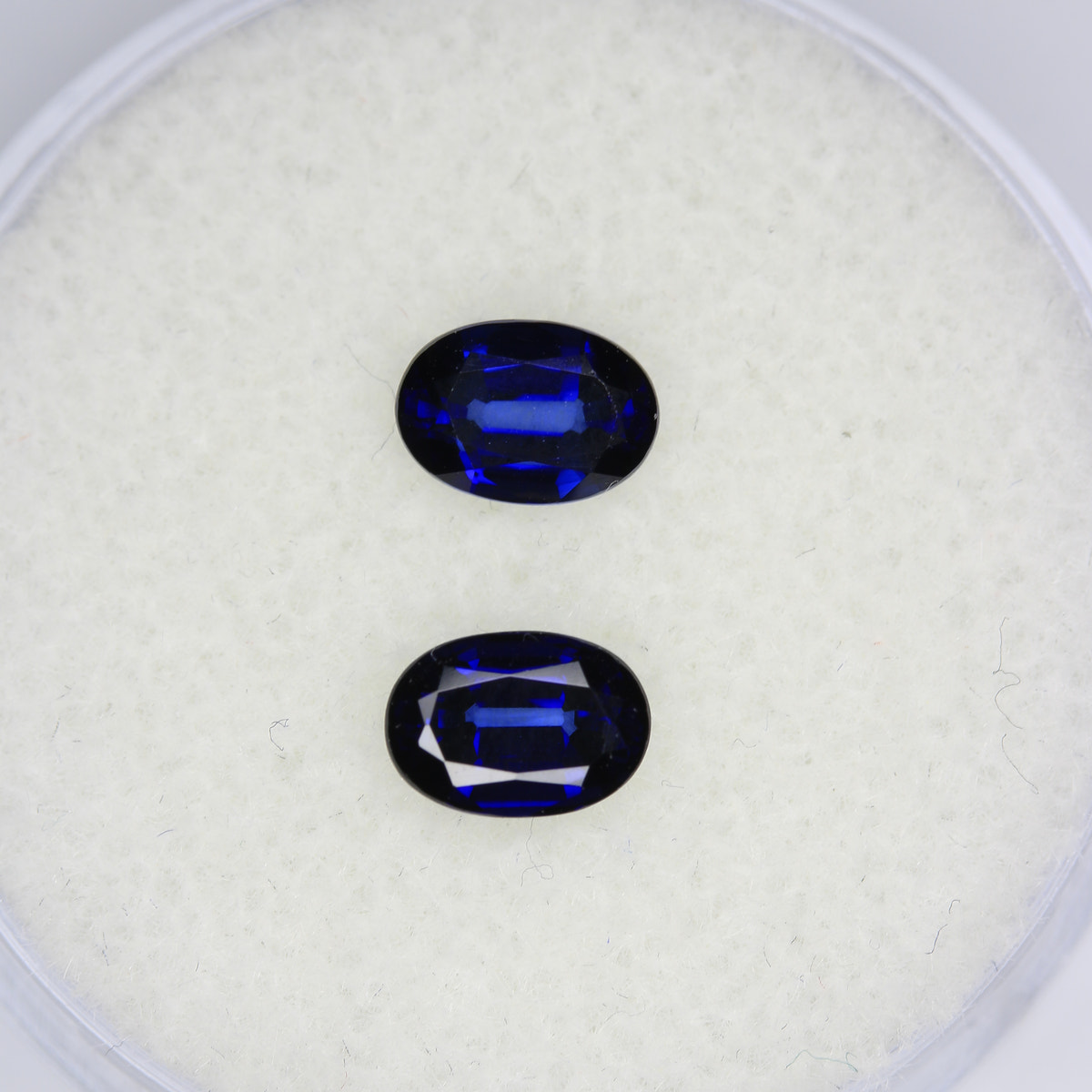1.3ct Sapphire Blue Pair - alternate view 2