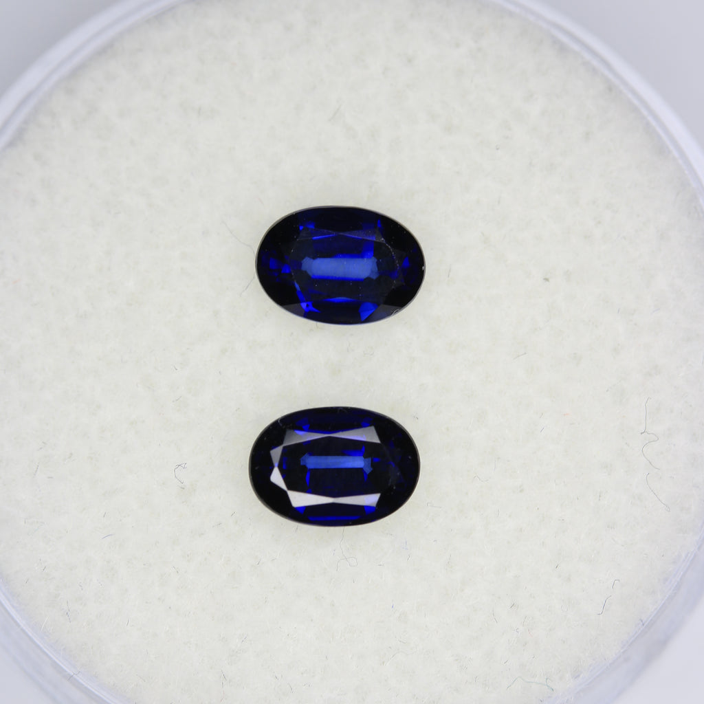 1.3ct Sapphire Blue Pair