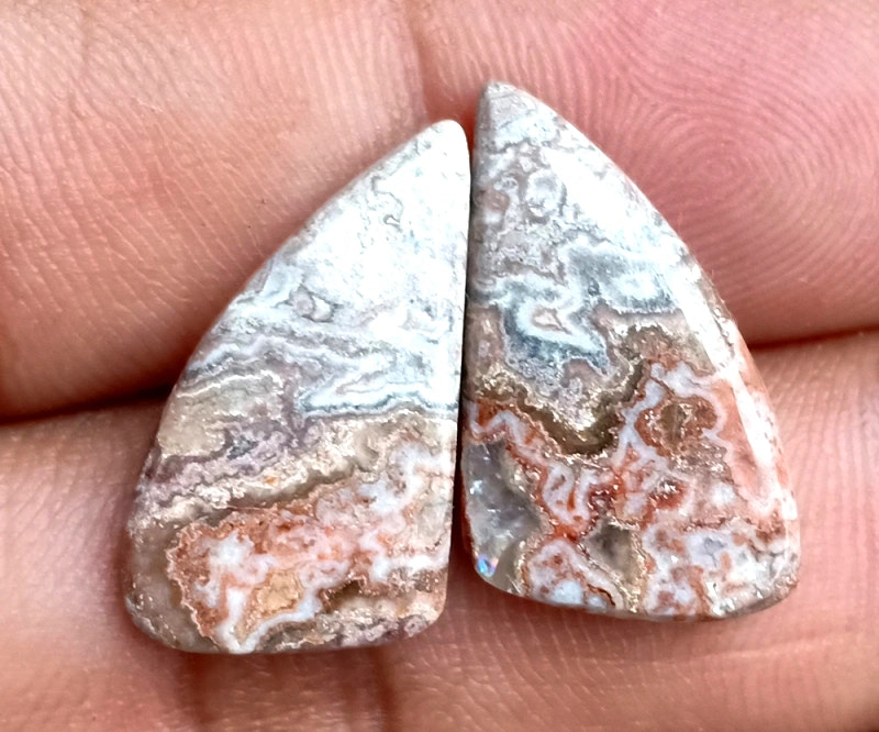 10ct Rosetta Jasper Pair - alternate view 2