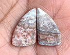 10ct Rosetta Jasper Pair
