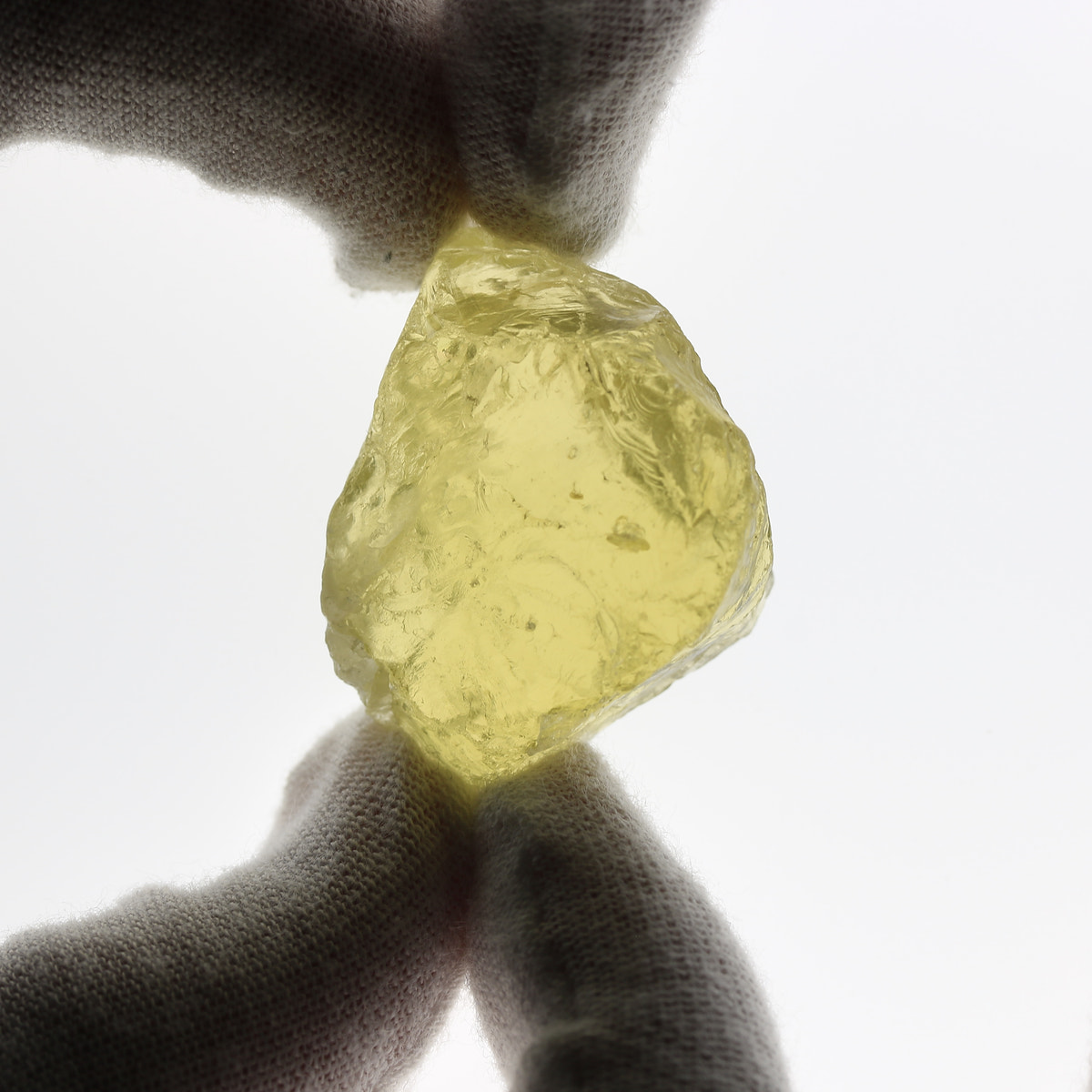 128ct Lemon Citrine Facet Rough - alternate view 2