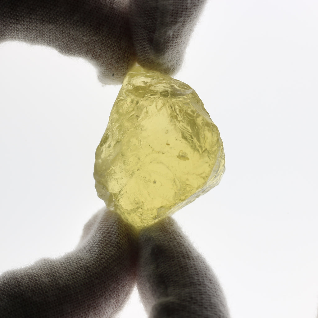 128ct Lemon Citrine Facet Rough - alternate view 2