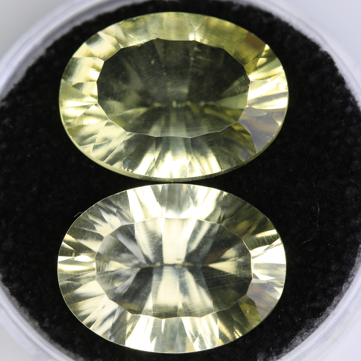13.47ct Quartz Lemon Pair