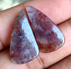 14.6ct Moss Agate Pair - alternate view 3
