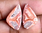 14.6ct Rosetta Jasper Pair
