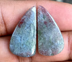 15.45ct Moss Agate Pair - alternate view 2