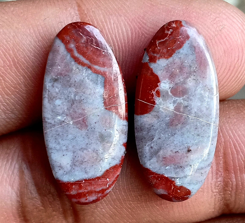 15.85ct Sarapee Jasper Pair - alternate view 3