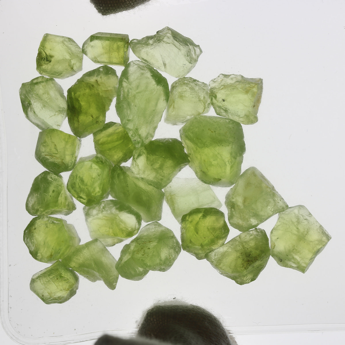 150ct Peridot Facet Rough Parcel