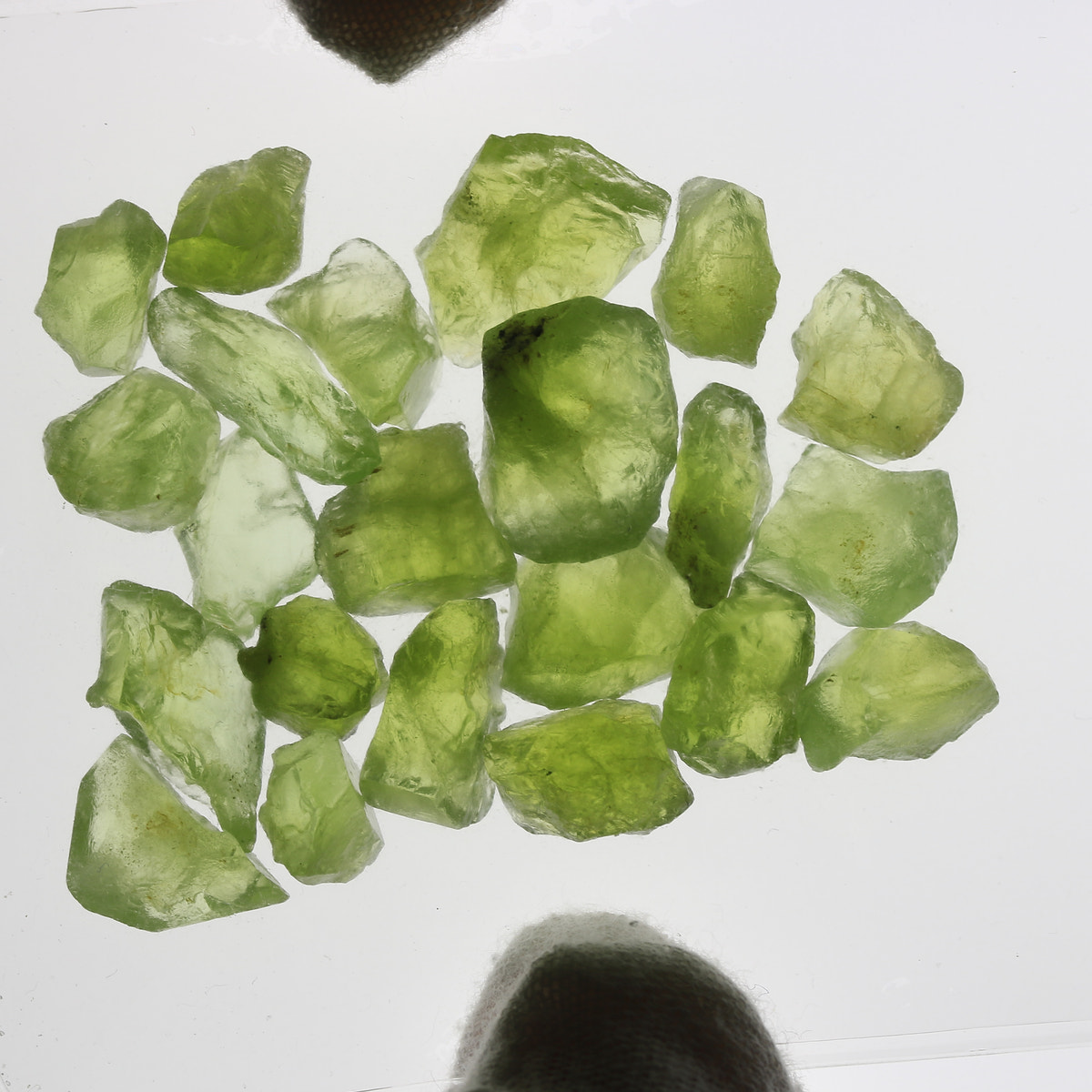 150ct Peridot Facet Rough Parcel