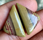 17.3ct Owyhee Picture Jasper Pair - alternate view 3