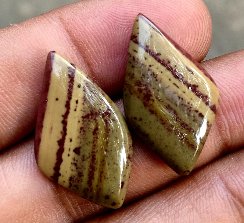17.45ct Owyhee Picture Jasper Pair - alternate view 3