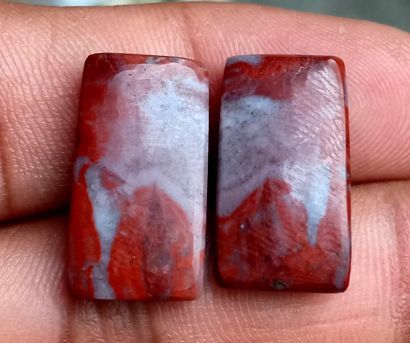 17.75ct Sarapee Jasper Pair - alternate view 2