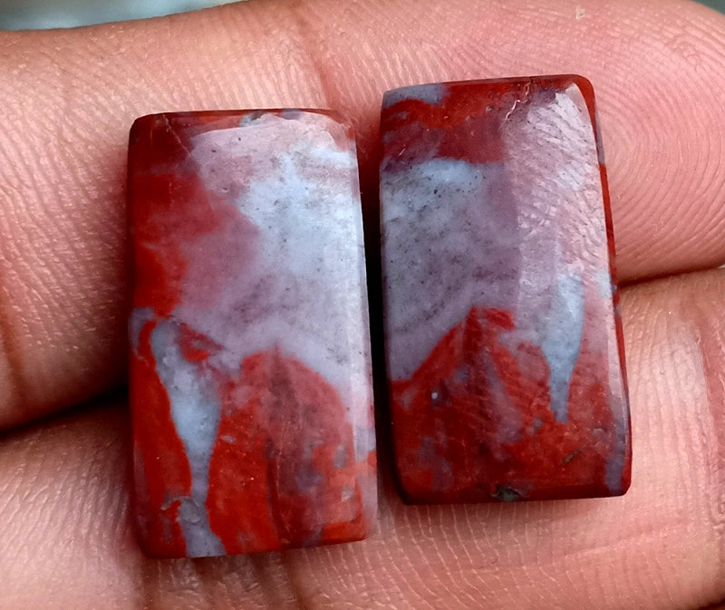 17.75ct Sarapee Jasper Pair