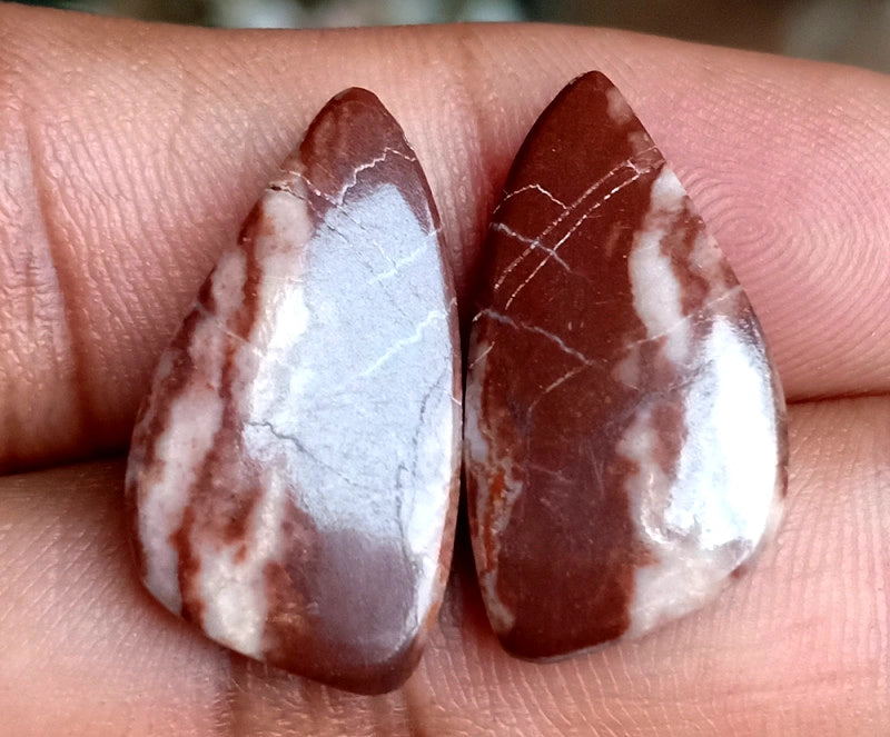 19.15ct Coconut Jasper Pair - alternate view 2