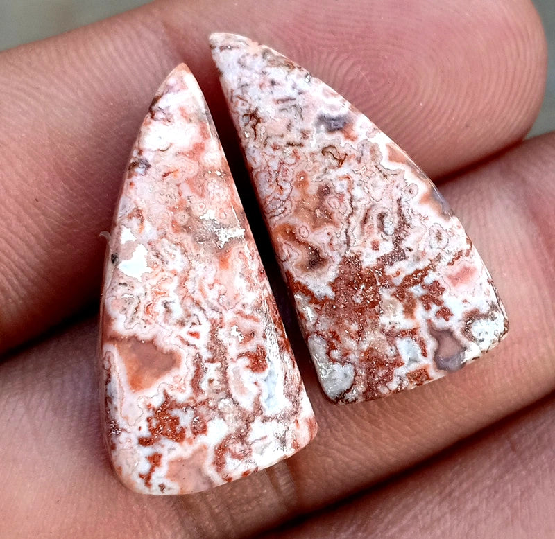 19.7ct Rosetta Jasper Pair - alternate view 3