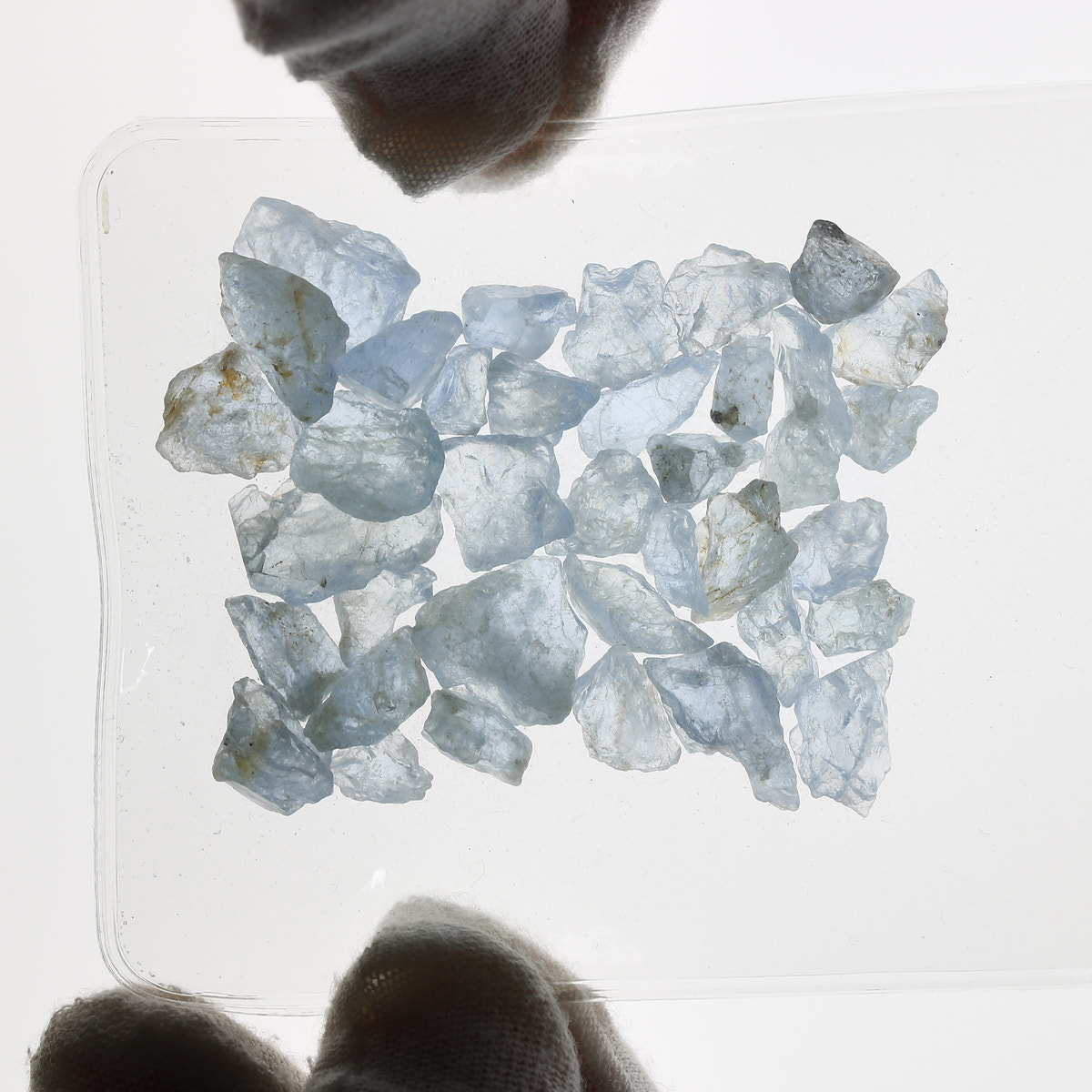 1ct Aquamarine Facet Rough Parcel