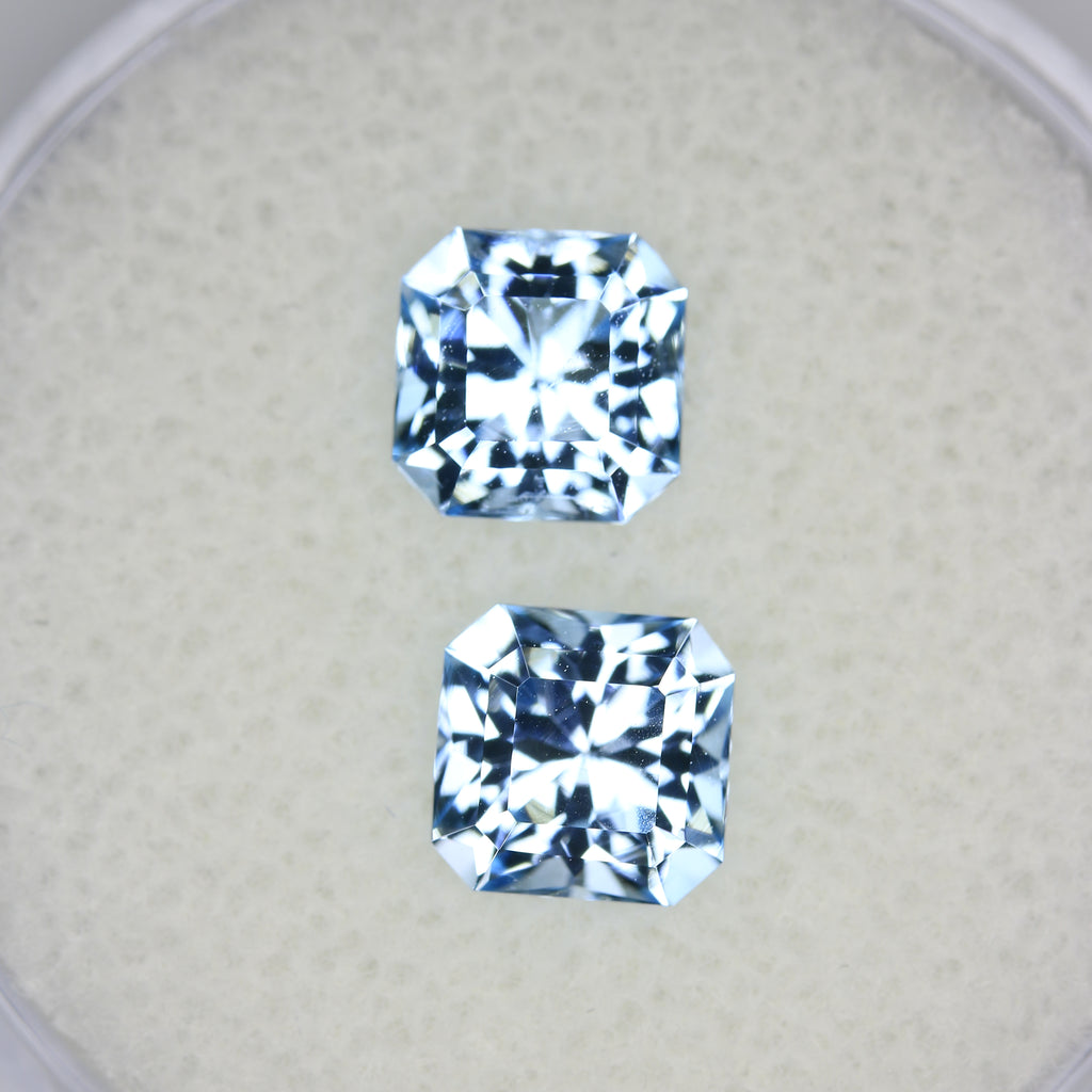 2.12ct Topaz Sky Blue Pair - alternate view 2