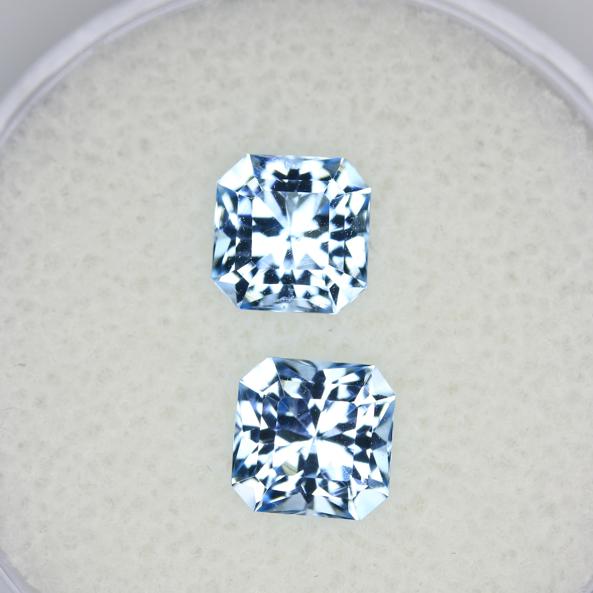 2.12ct Topaz Sky Blue Pair