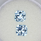 2.12ct Topaz Sky Blue Pair