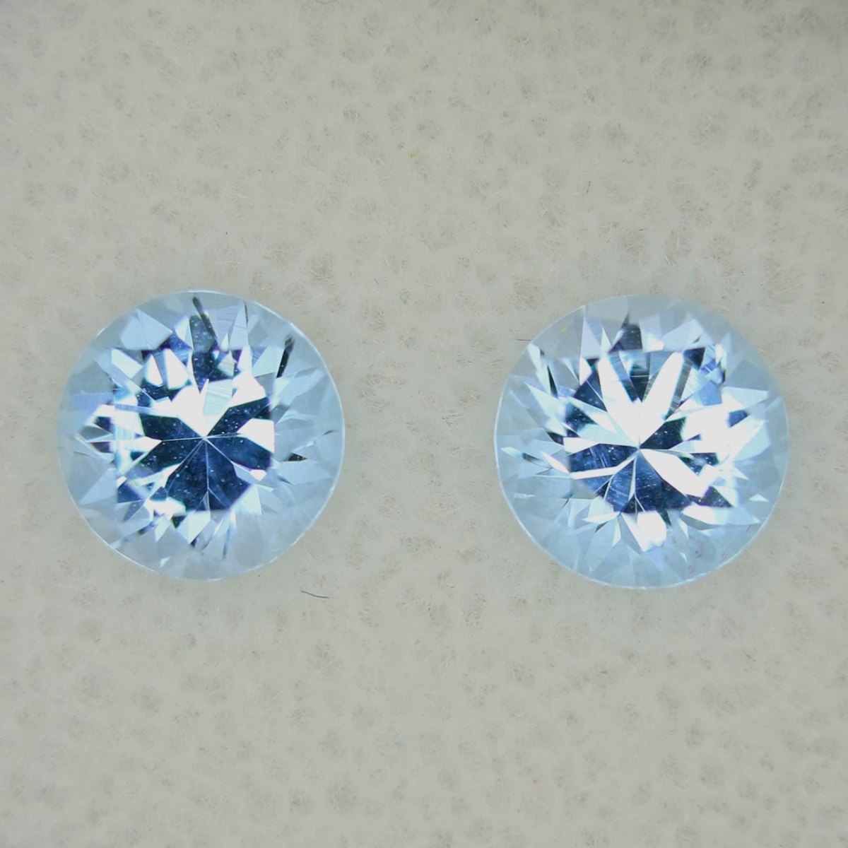2.1ct Topaz Sky Blue Pair