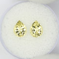 2.45ct Citrine Pair