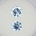 2.48ct Topaz Sky blue Pair