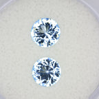 2.48ct Topaz Sky blue Pair