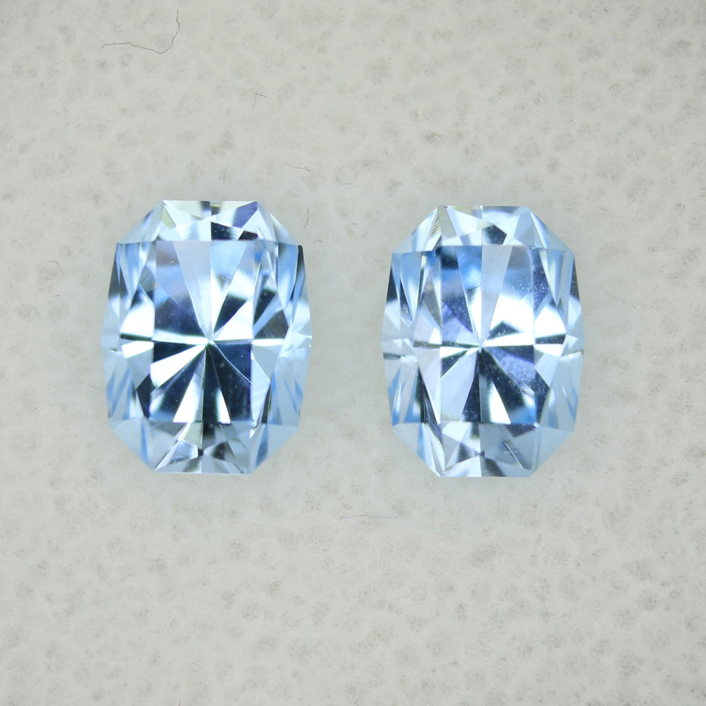 2.62ct Topaz Sky blue Pair