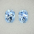 2.62ct Topaz Sky blue Pair