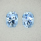 2.62ct Topaz Sky blue Pair