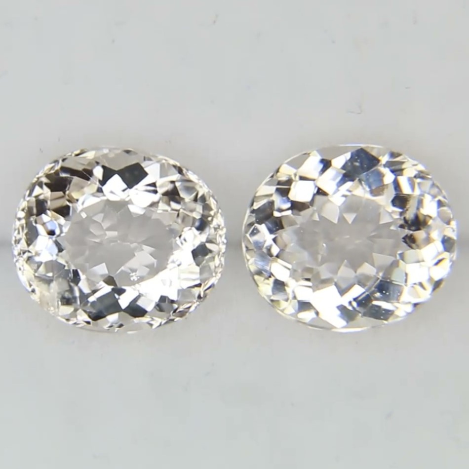 2.95ct Morganite Pair