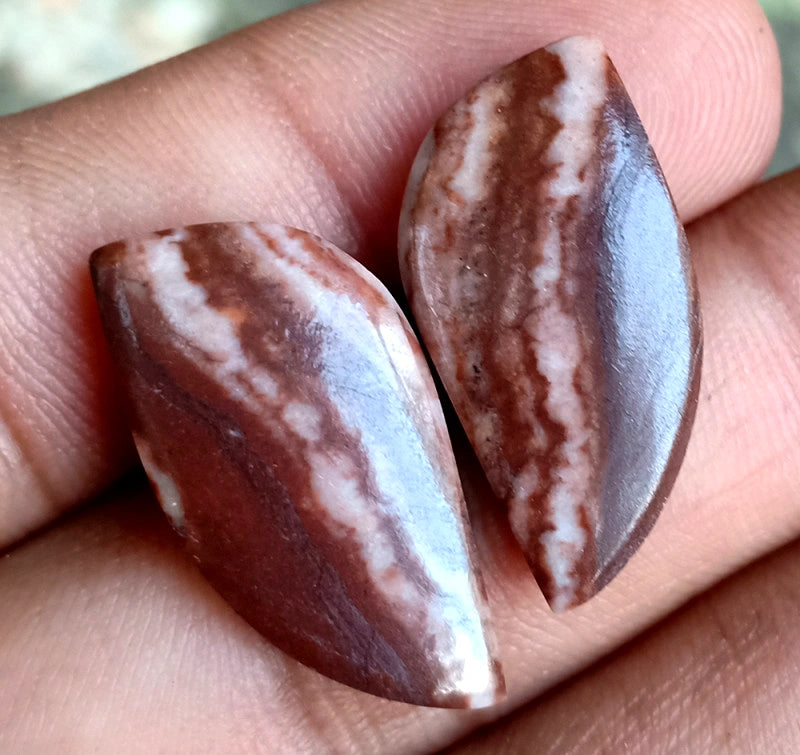 20.25ct Coconut Jasper Pair - alternate view 2