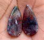 20.45ct Moss Agate Pair - alternate view 2
