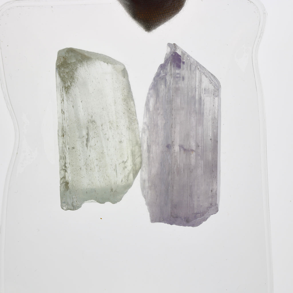 202ct Kunzite and Spodumene Facet Rough
