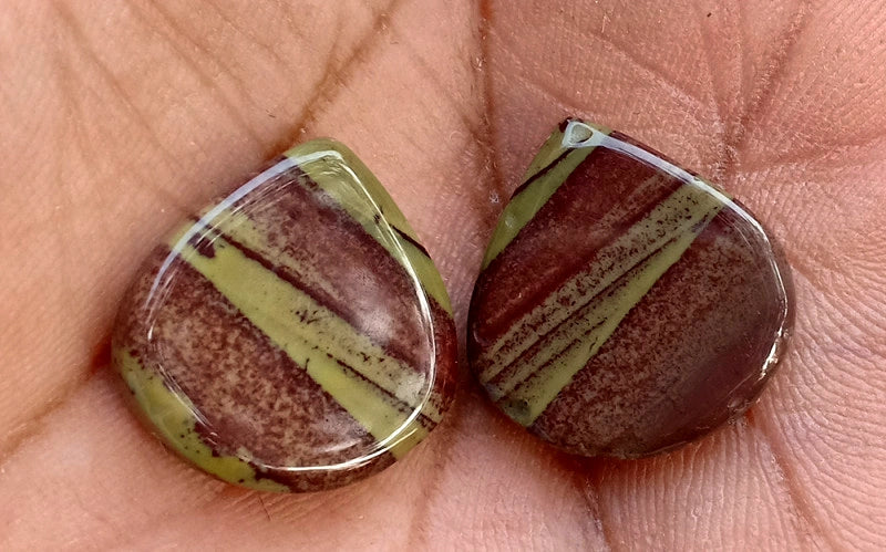 21.65ct Owyhee Picture Jasper Pair - alternate view 3