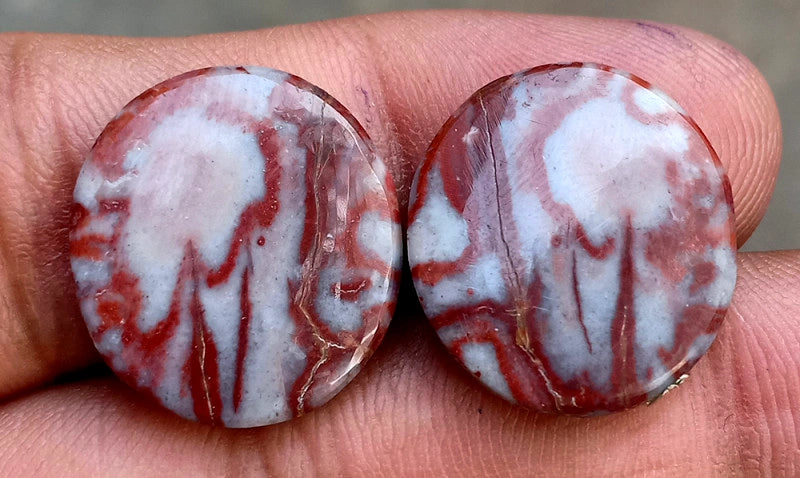 21.85ct Sarapee Jasper Pair - alternate view 2