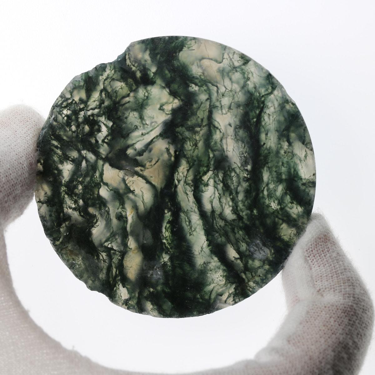 21ct Dendrite Moss Agate Facet Rough