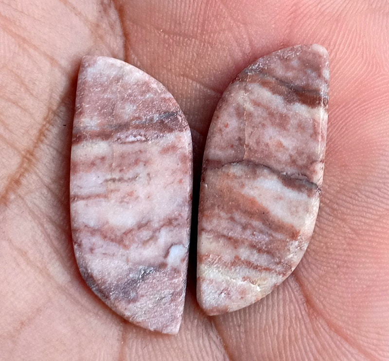 22.35ct Coconut Jasper Pair - alternate view 2