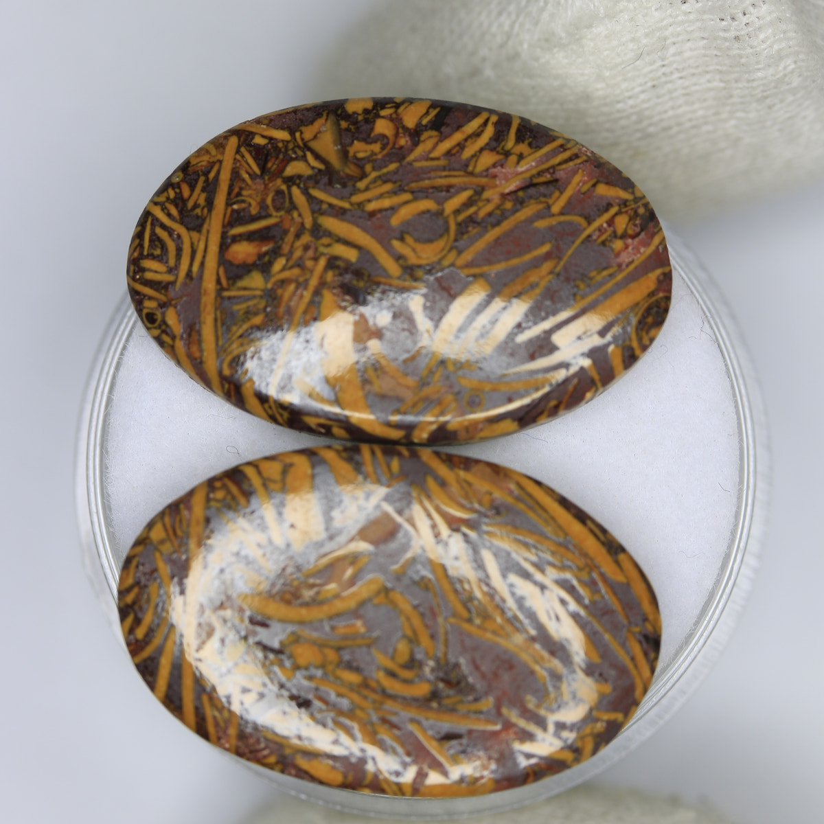 23.05ct Marium Jasper Pair