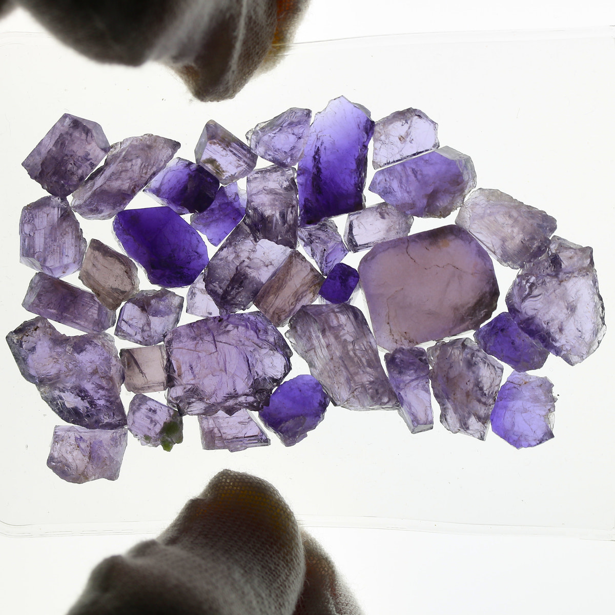 232ct Purple Scapolite Facet Rough Parcel