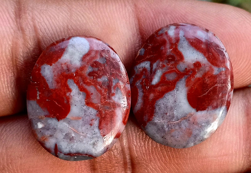 24ct Sarapee Jasper Pair