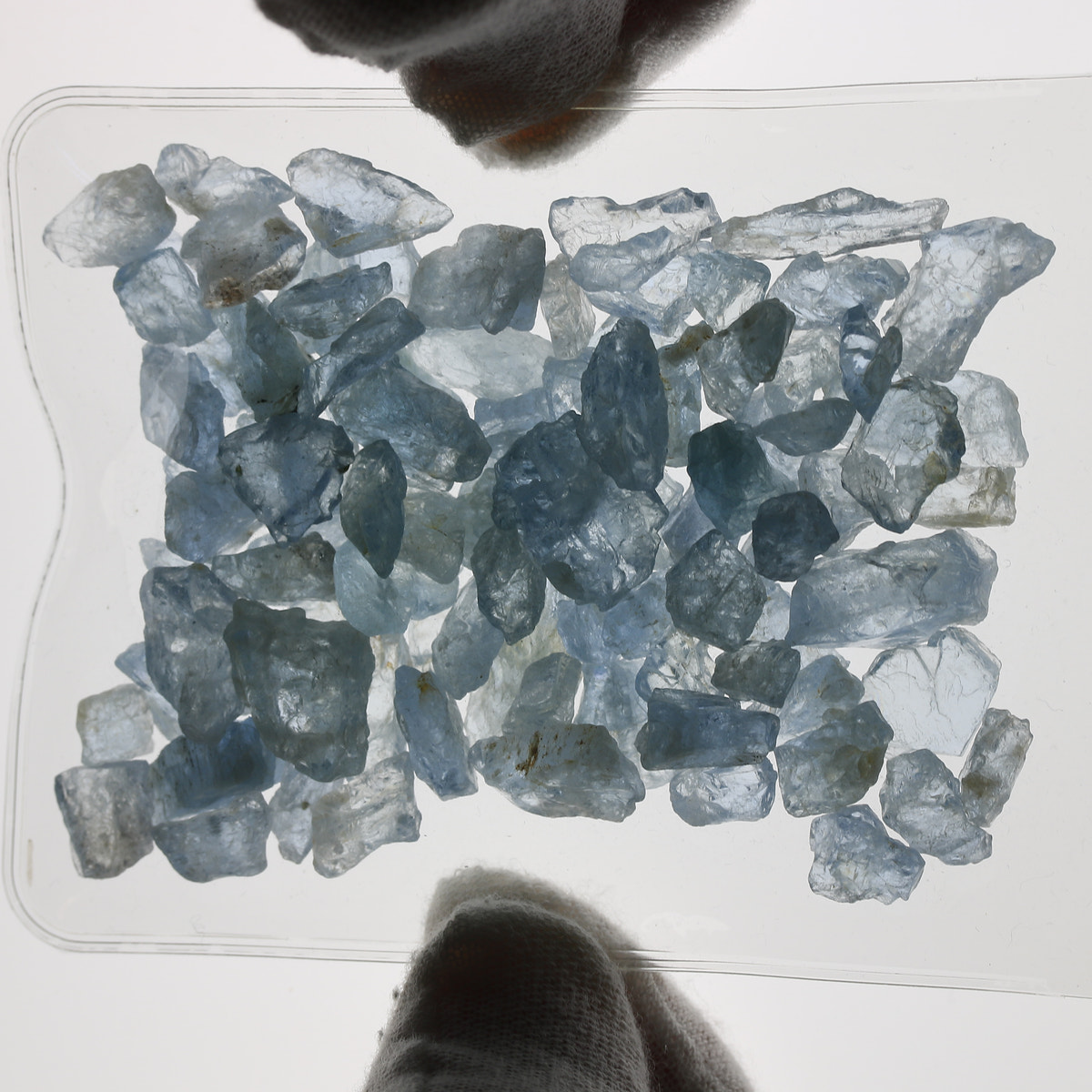 25ct Aquamarine Facet Rough Parcel