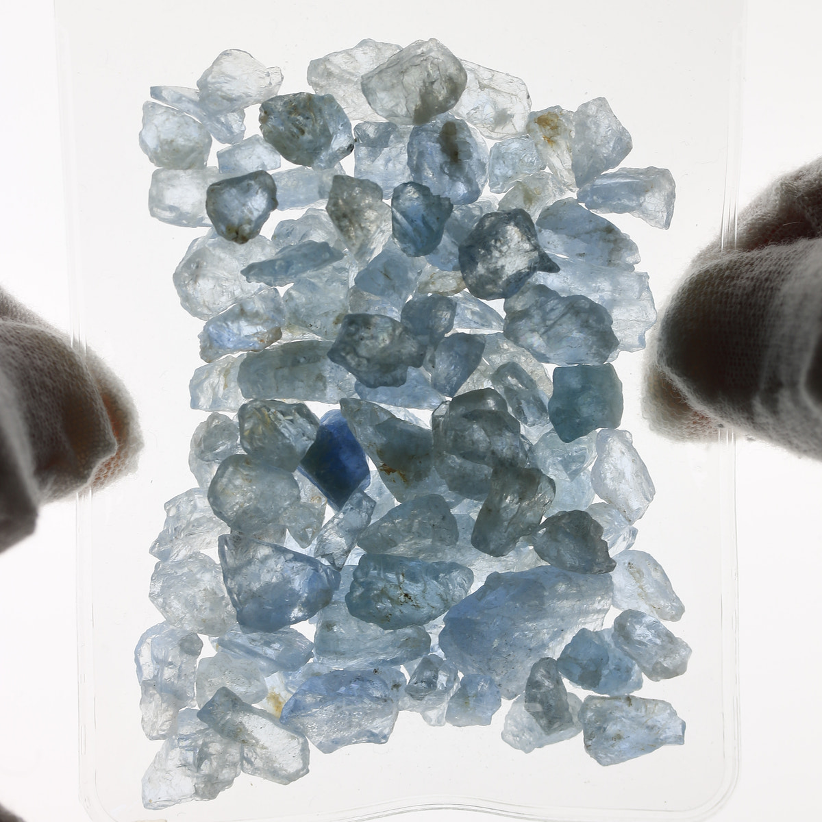 25ct Aquamarine Facet Rough Parcel