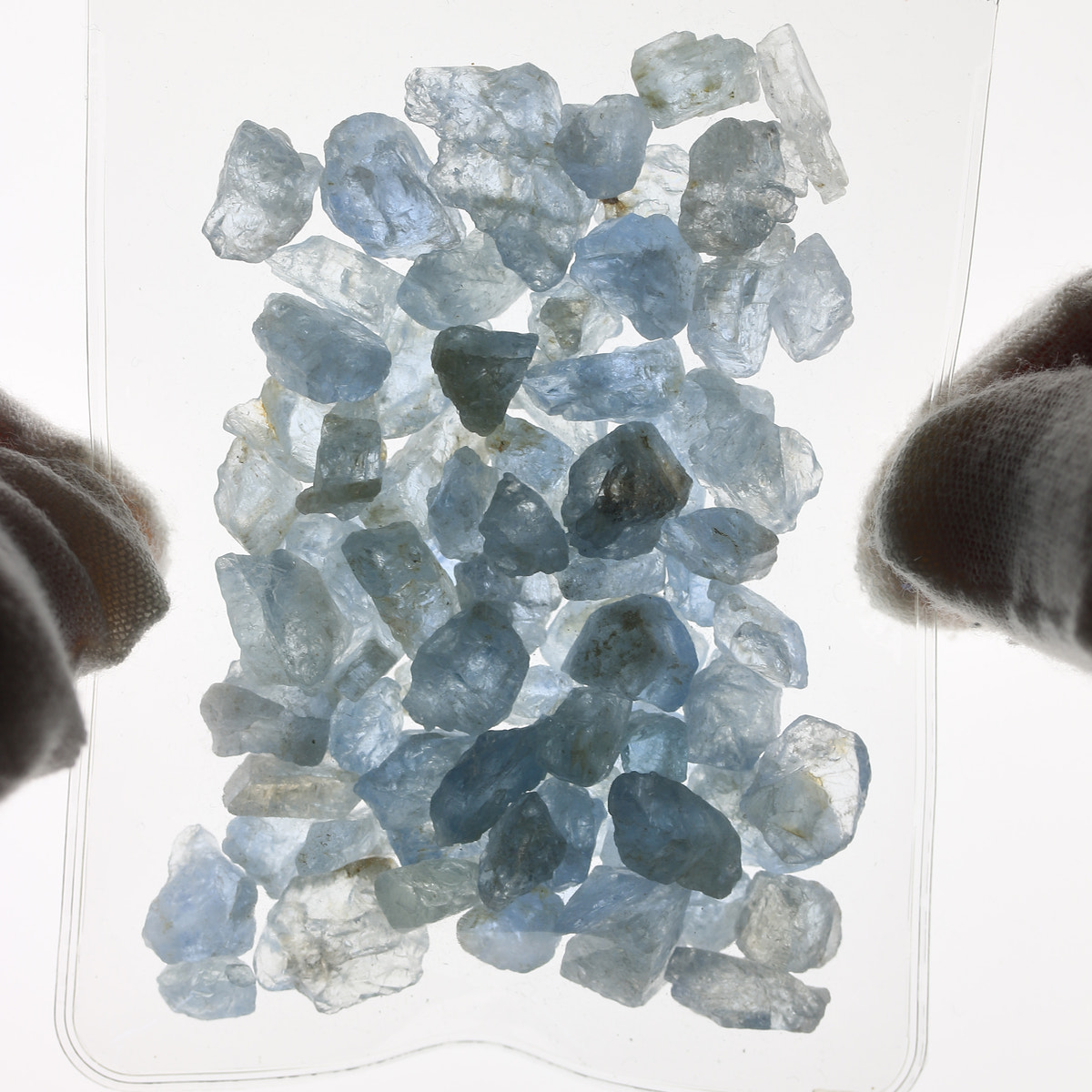 25ct Aquamarine Facet Rough Parcel