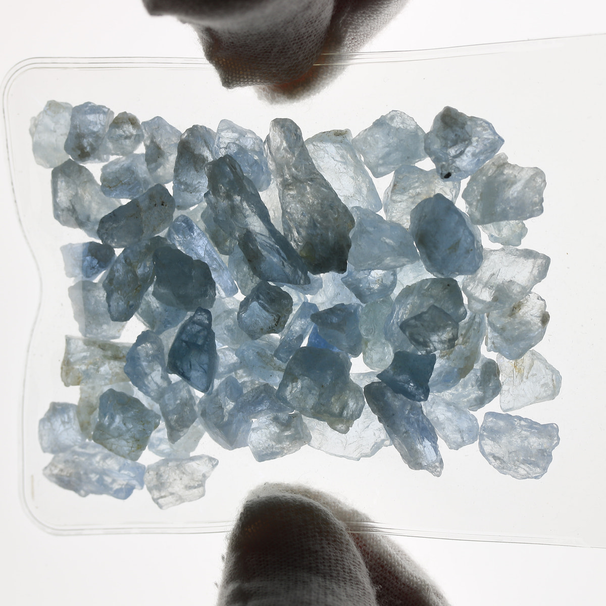 25ct Aquamarine Facet Rough Parcel